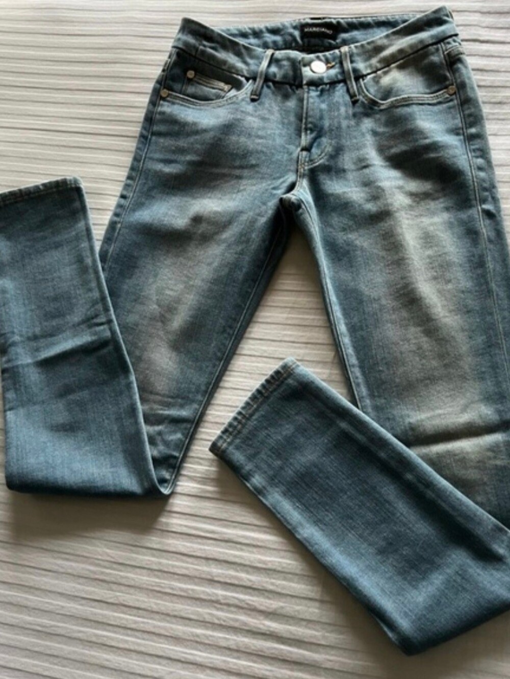 Marciano Faded Blue Low-rise Jeans